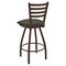 Holland Bar Stool Co 25" Swivel Counter Stool, Brnz Finish, Graph Chalice Seat X410 - alternate 2